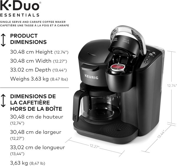 Keurig K-Duo Essentials K-Cup Pod Black - Image 6
