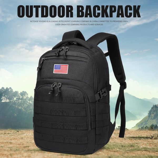 Wotony Military tactical backpack, backpack for men black tactical backpack - Image 7