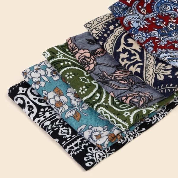 Headbands for Women Boho Elastic Hairbands for Women’s Hair Non Slip Wide - Image 2