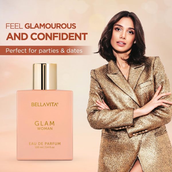 Bella.vitaa Luxury GLAM Woman Eau De Parfum with African Orange, Jasmine & - Image 2