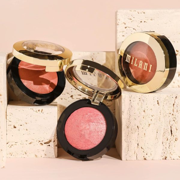 Milani Baked Blush - Berry Amore (0.12 Ounce) Cruelty-Free Powder Blush - - Image 10