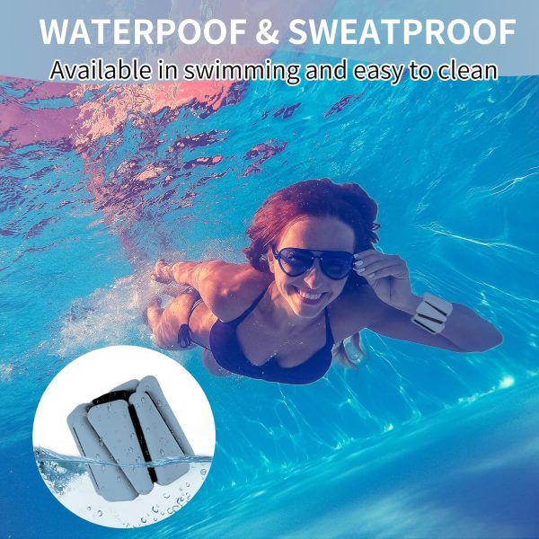 Ankle Wrist Weights for Women Adjustable Ankle Weights Set of 2 (1Lb Each) - Image 3