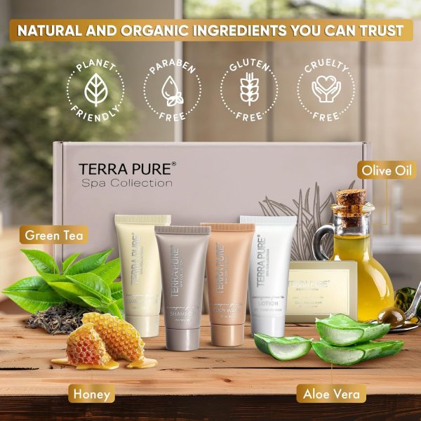 Terra Pure Spa Collection Amenity & Accessory Kit |1 oz Travel Size - Image 5