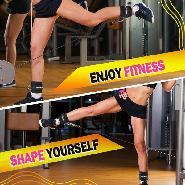 Ankle Strap for Cable Machine Attachments, Gym Accessories for Women and - Image 5