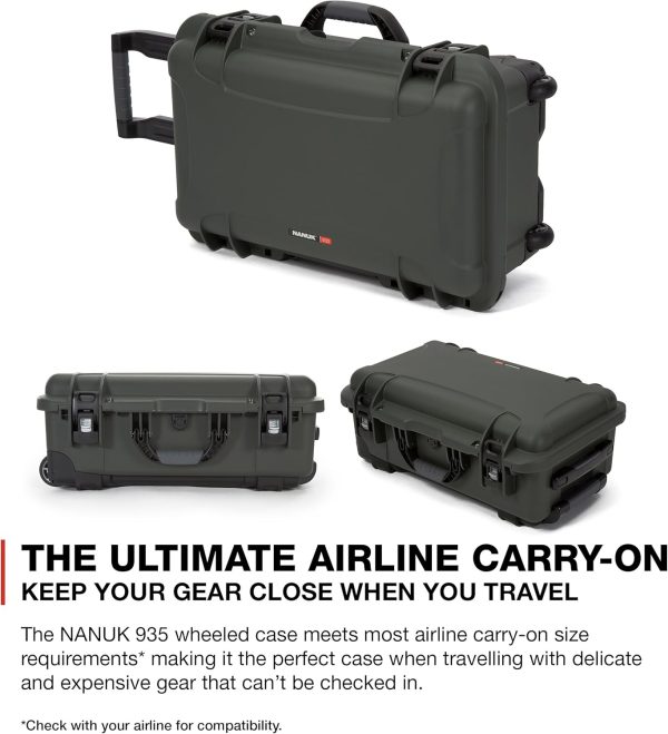 Nanuk Wheeled Series 935 Lightweight NK-7 Resin Waterproof Protective Case - Image 8