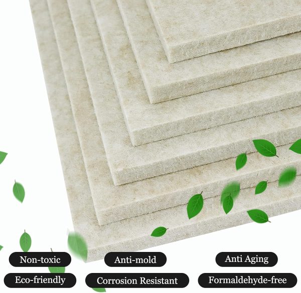 BXI Sound Absorber - 31.5 X 23.6 X 3/8 Inches 6 Pack High Density Acoustic - Image 5