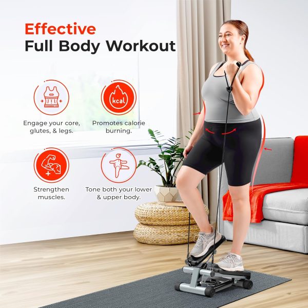 Sunny Health & Fitness Mini Steppers for Exercise at Home, Stair Step - Image 2