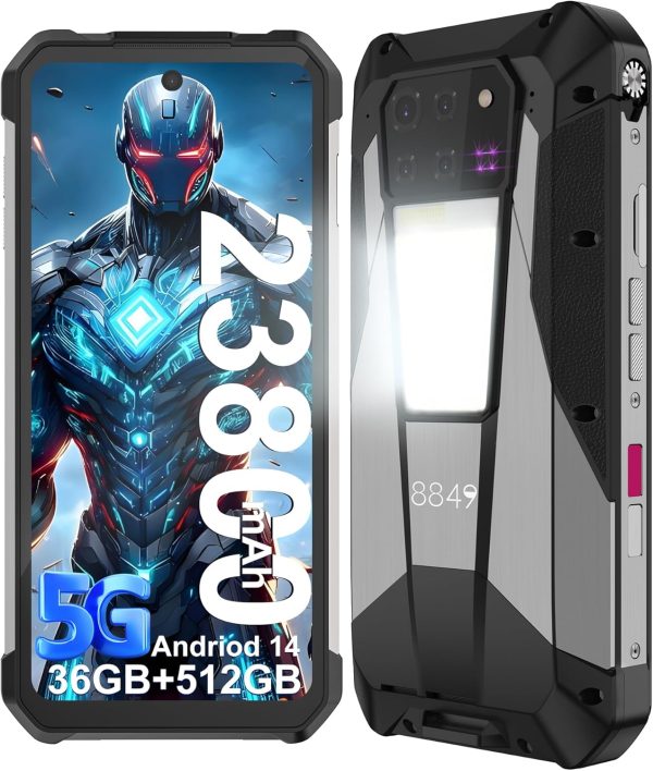 8849 Tank 3 Pro Rugged Smartphone 2024, 23800mAh Rugged Projector Phone