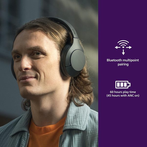 PHILIPS H8506 Wireless Headphones,Over-Ear Bluetooth Headphones with Noise - Image 2