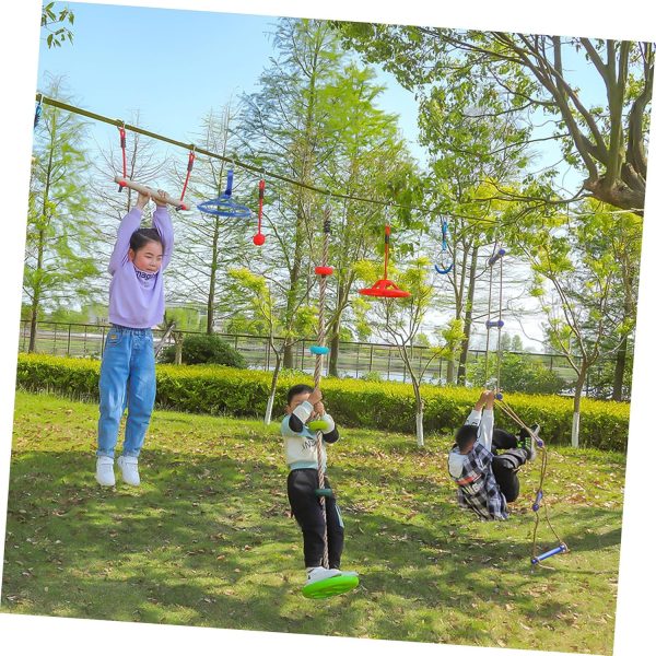 Ninja Wheel Gymnastics Bar for Ring Dumbbell Gymnastics Grips Outdoor - Image 9