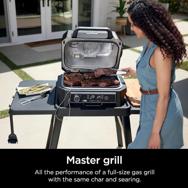 Ninja, Woodfire Pro XL Outdoor Grill & Smoker, Thermometer, 4-in-1 Master - Image 2