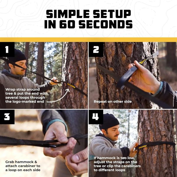 Wise Owl Outfitters Hammock for Camping Hammocks Gear for The Outdoors - Image 3