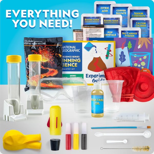 NATIONAL GEOGRAPHIC Stunning Chemistry Set - Mega Science Kit with 100+ - Image 5