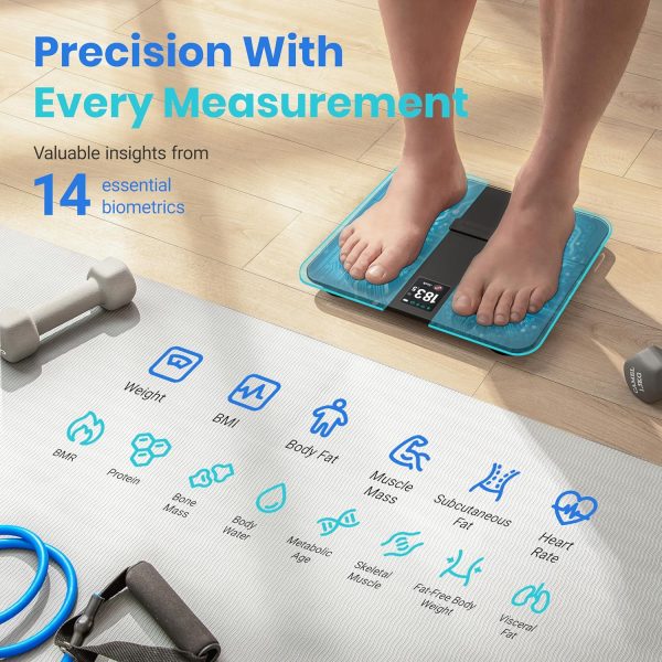 Etekcity Smart Scale for Body Weight Fat, FSA HSA Eligible, Digital - Image 2