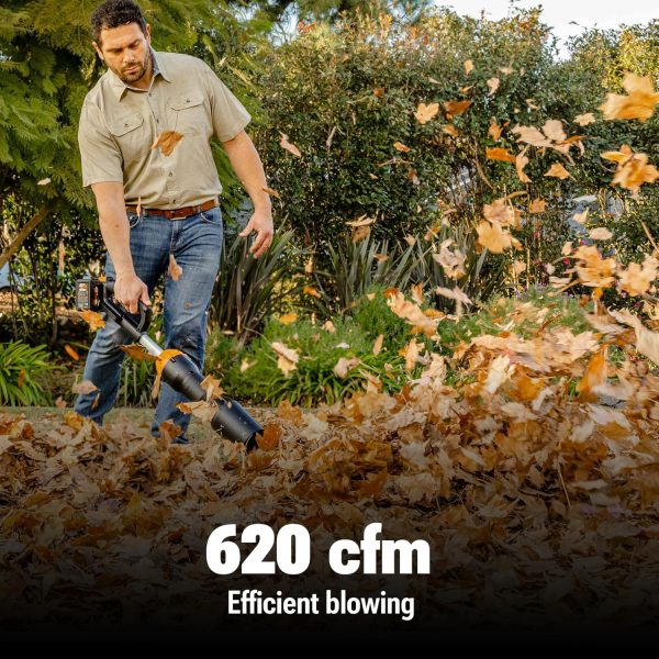 WORX Nitro 40V LEAFJET WG585 Leaf Blower Cordless with Battery & Charger, - Image 5