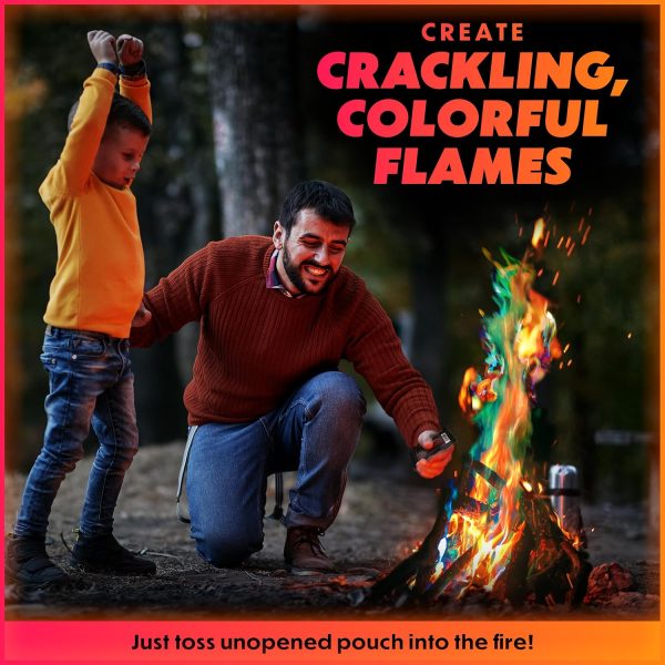 Magical Flames Fire Color Changing Packets for Fire Pit & Fireplace - 25 - Image 2