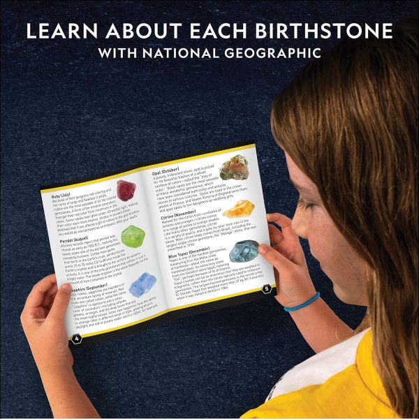 NATIONAL GEOGRAPHIC Birthstone Dig Kit - Science Kit with 12 Genuine - Image 5