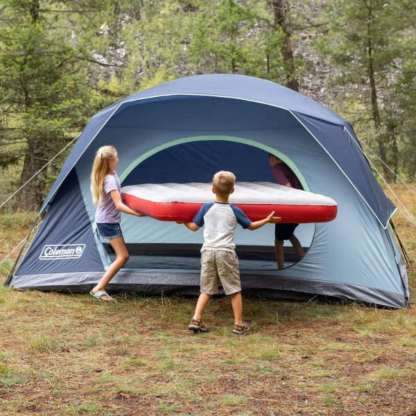 Coleman Skydome Tent with 5 Minute Setup, 2/4/6/8 Person Weatherproof Tent - Image 6