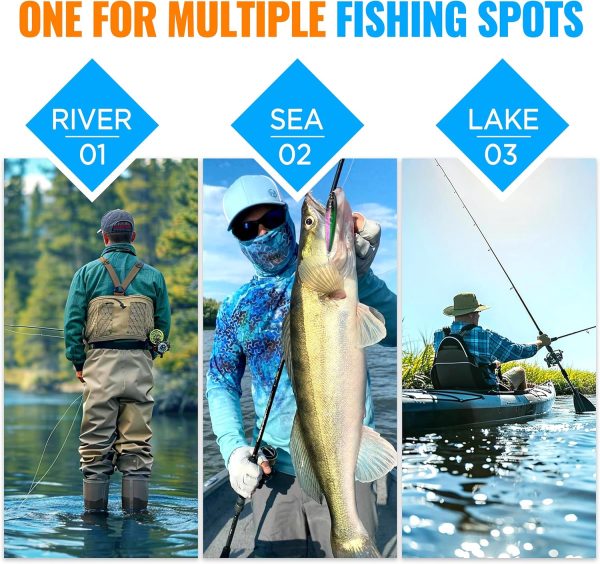 PLUSINNO Fishing Lures Fishing Tackle Box Fishing Gifts for Men, Bass, - Image 4
