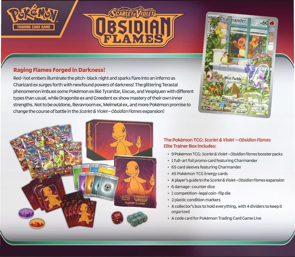 Pokemon Scarlet & Violet 3 Obsidian Flames Elite Trainer Box - Image 4