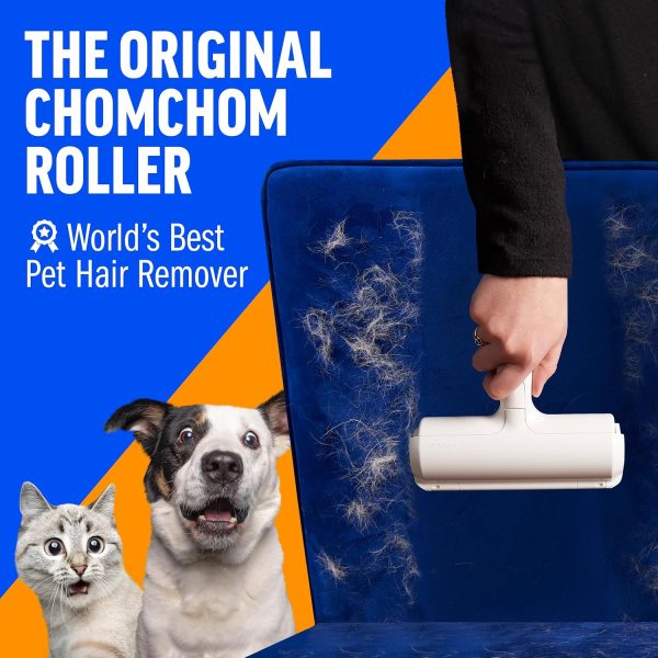 Chom Chom Roller Pet Hair Remover and Reusable Lint Roller - ChomChom Cat - Image 2