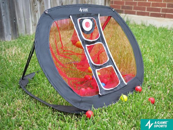Golf Chipping Net Pop Up Golf Chipping Net with Mat - Golf Practice Nets - Image 8