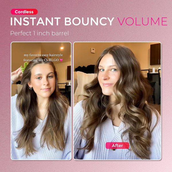TYMO CURLGO Cordless Automatic Curling Iron - 2.0 CURLGO ECO, 1 Inch - Image 7