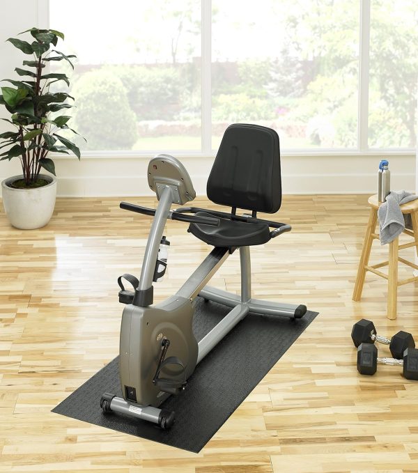 SuperMats Made in U.S.A. for Indoor Cycles Recumbent Bikes Upright Exercise - Image 3