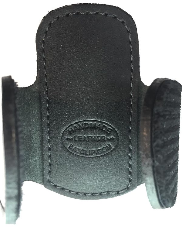 The BATCLIP (black) - Premium leather handmade clip-on stethoscope hip - Image 8