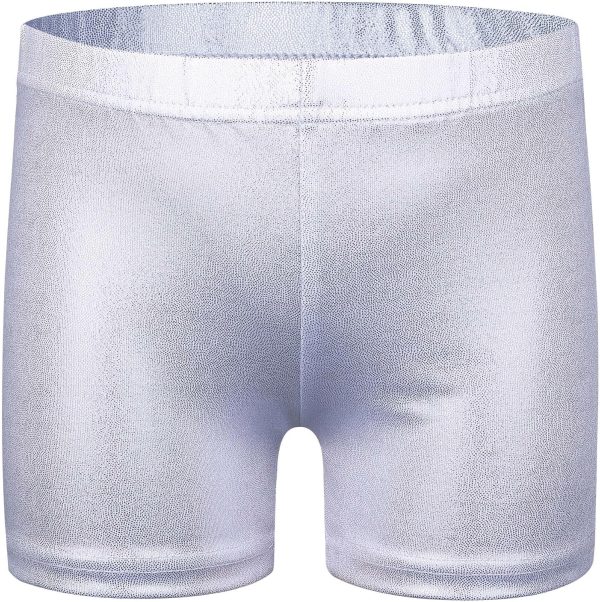 BAOHULU Gymnastics Leotard for Girls with Shorts Set 3/4 Sleeve Kids Shiny - Image 5