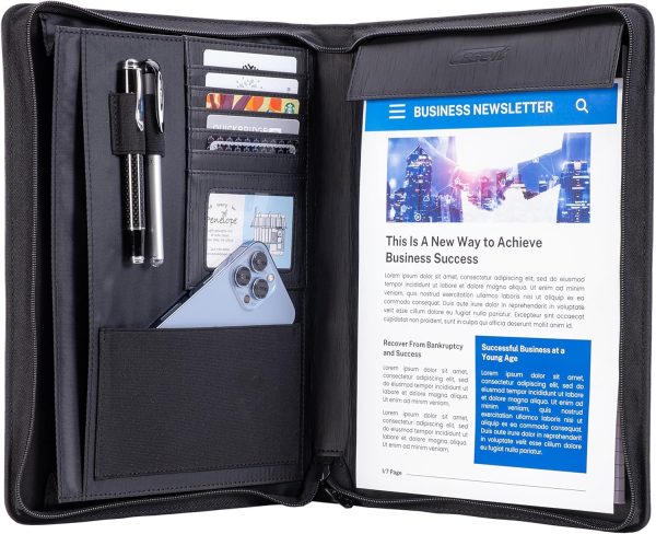 Case it The Supreme PADFOLIO Case-it Zippered Business Meeting Padfolio - Image 6