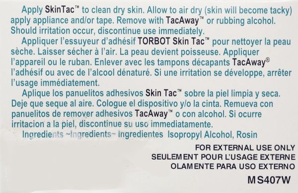 Skin Tac Adhesive Barrier Wipes 50 Count (Pack of 2) - Image 2