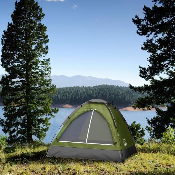 2 Person Camping Tent with Rain Fly and Carrying Bag - Lightweight Outdoor - Image 4