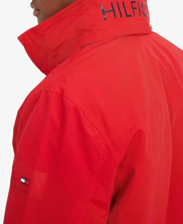 Tommy Hilfiger Men's Lightweight Waterproof Regatta Bomber Jacket - Image 3