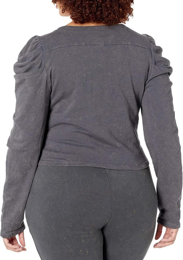 KENDALL + KYLIE Women's Puff Sleeve V-neck - Amazon Exclusive - Image 4