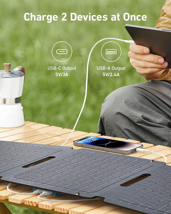 Anker Solix PS30 Solar Panel, 30W Foldable Portable Solar Charger, IP65 - Image 3