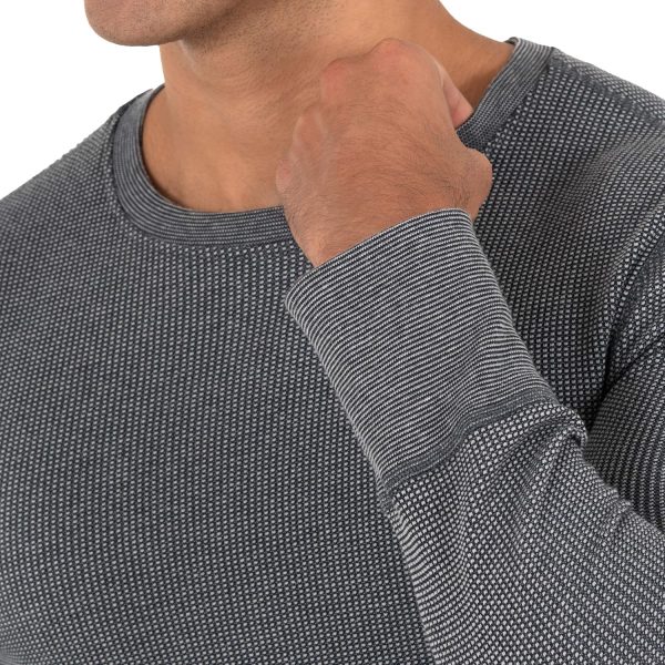 Fruit of the Loom Men's Recycled Waffle Thermal Underwear Crew Top (1 and 2 - Image 6