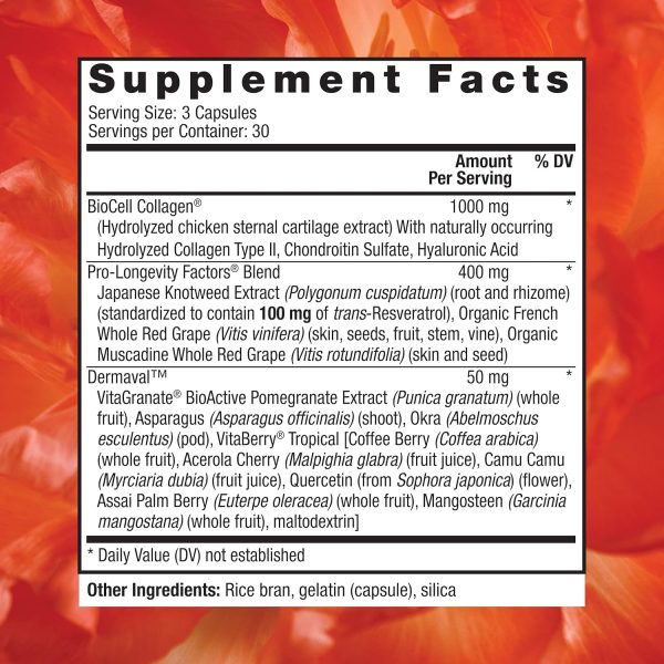 Reserveage Beauty, Resveratrol 500 mg, Antioxidant Supplement for Heart and - Image 3