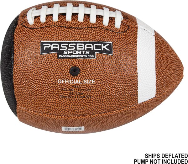 Passback Official Composite Football, Ages 14+, High School Training - Image 2