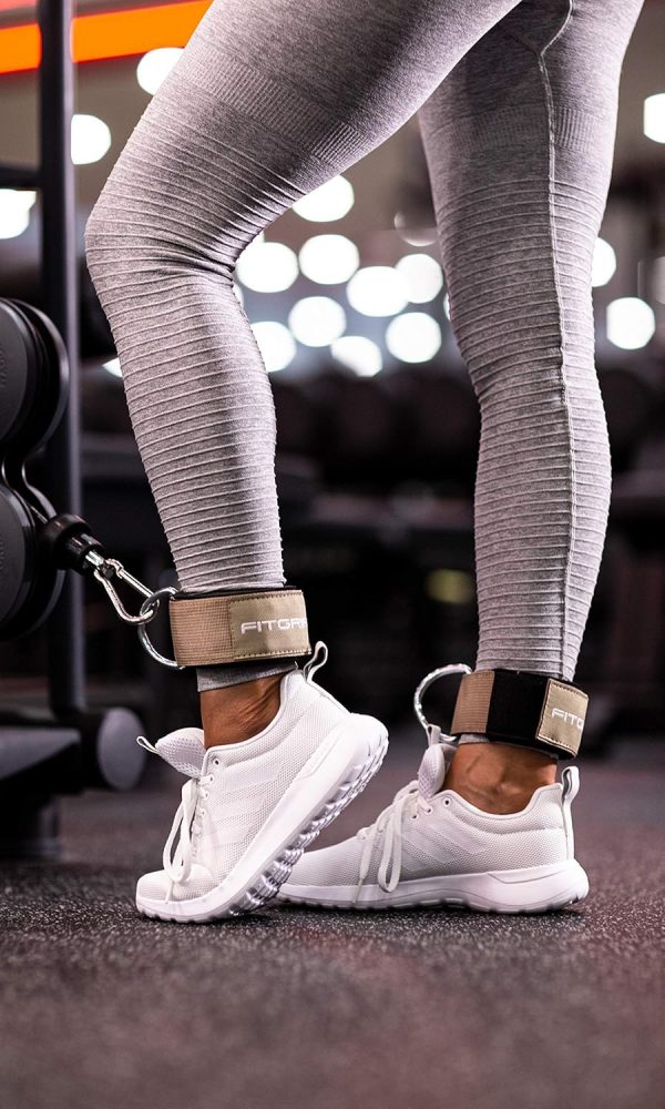 Fitgriff® Ankle Straps V2 for Cable Machine (2 Pieces) - Gym Workout - Image 2