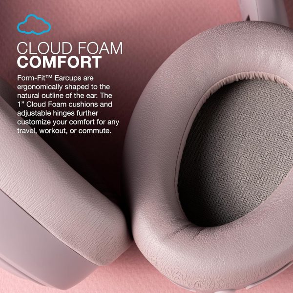JLab JBuds Lux ANC Wireless Headphones, Mauve, Hybrid Active Noise - Image 4