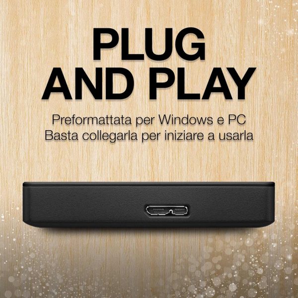Seagate Portable 5TB External Hard Drive HDD – USB 3.0 for PC, Mac, PS4, & - Image 4