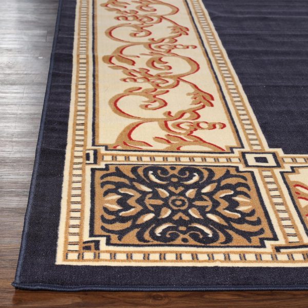 Superior Indoor Area Rug, Plush Carpet Cover, Traditional Medallion, for - Image 3