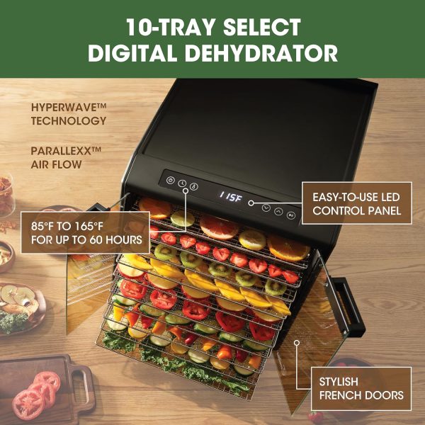 Excalibur Electric Food Dehydrator Select Series 10-Tray with Adjustable - Image 7