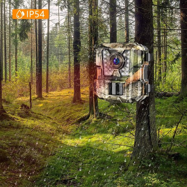 WOSPORTS Mini Trail Camera,24MP 1080P HD Game Hunting Camera Motion - Image 2