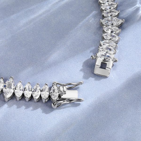 Gemsme Tennis Bracelets for Women and Men, Diamond Bracelets for Women, 18k - Image 6