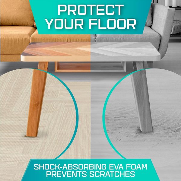 Yes4All 12,24,36 SQ.FT Wood Grain Puzzle Exercise Mat Protective Flooring, - Image 3