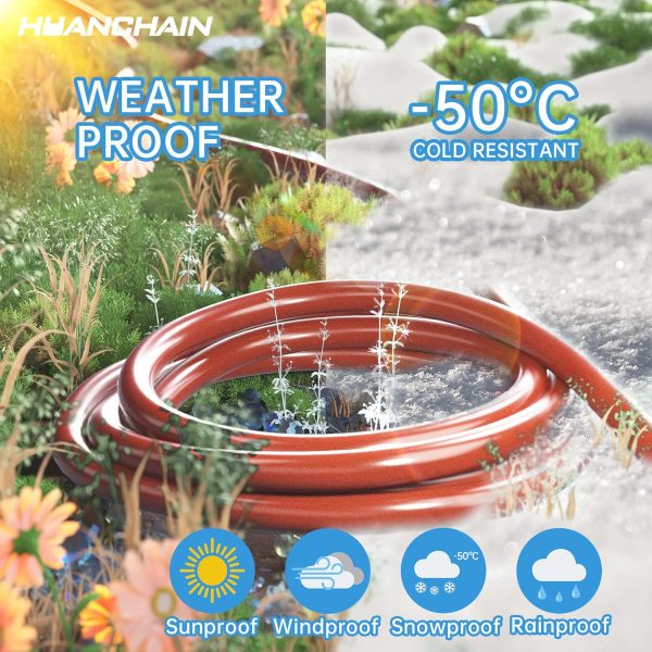 HUANCHAIN Indoor Outdoor Extension Cord 50 ft Waterproof, 16/3 Gauge - Image 6