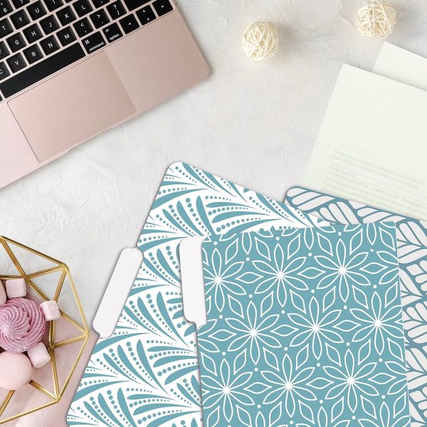 Better Office Products Decorative File Folders, 12 Pack, 6 Unique Designs, - Image 4