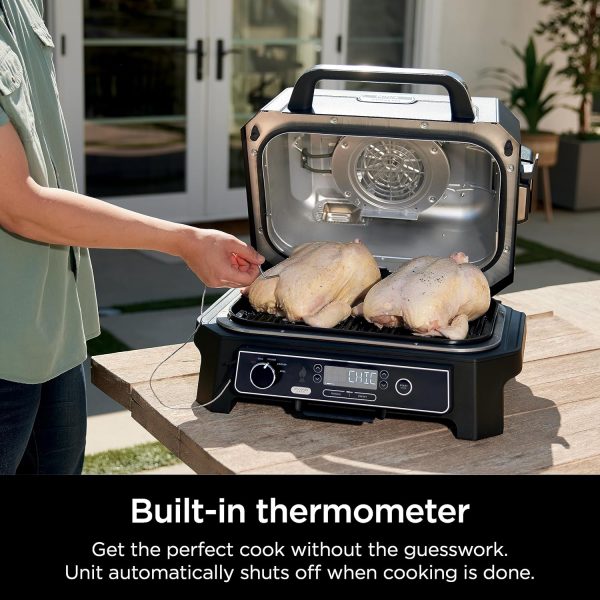 Ninja, Woodfire Pro XL Outdoor Grill & Smoker, Thermometer, 4-in-1 Master - Image 7